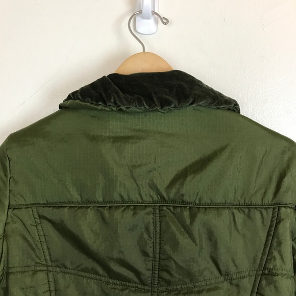 Free People Quilted Velvet Collar Puffer Jacket - Picture 6 of 10